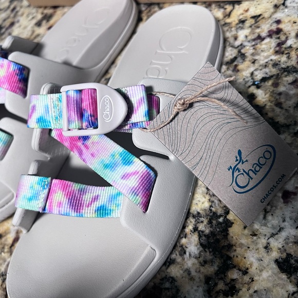 Chacos kids light tie dye size 5 - Picture 4 of 5